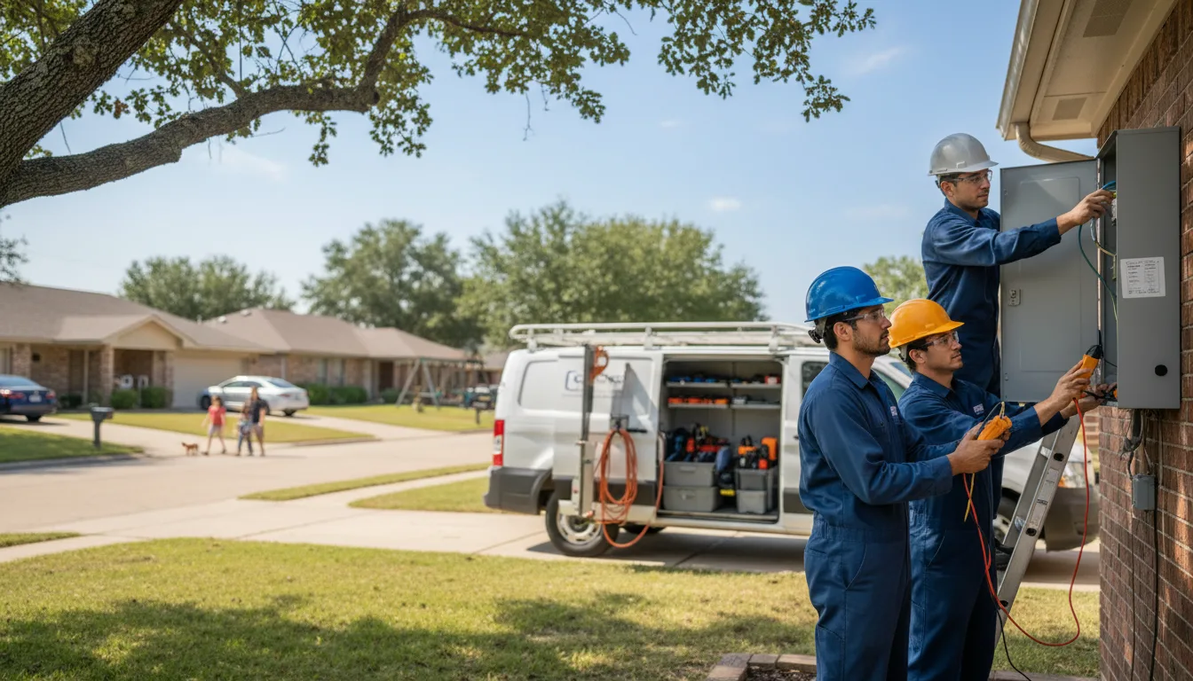Certified electrician providing emergency electrical services in Byron, NE